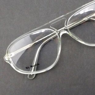 lunettes d'aviateur surdimensionnées claires Lunettes NOS vintage des années 80