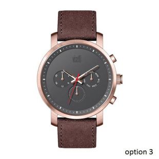 Montre pilote pour hommes. Montre Noire et Brown. Hommes Round Watch. Personnalisez la montre. Personnalisez la montre. Montre Analogique Hommes. acier inoxydable. imperméable.
