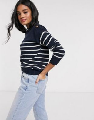 Navy stripe sweater