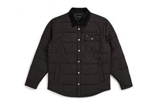 Brixton Herren Cass Tailored Fit Quilted Jacket Gesteppte Jacke, Black, X-Klein