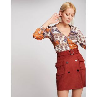 Jupe Longue Moulante Doublée Bleu Vif À Taille Mi-haute | Ensembles