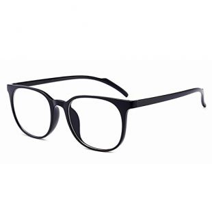 ANRRI Blue Light Blocking Computer Glasses for UV Protection Anti Eyestrain Anti Glare Lens Lightweight Frame Eyeglasses Black Frame, Men/Women