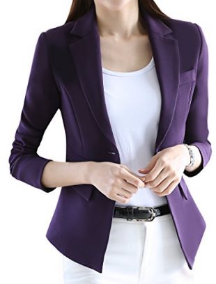 Career Blazer Work Office Casual Jacketr