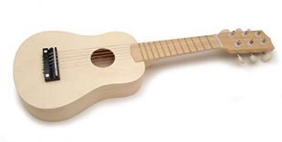 The guitar in the wood of El Mariachi (Antonio Banderas) in