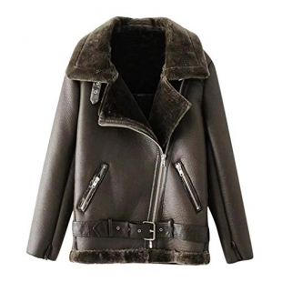 Faux Fur Suede Short Jacket