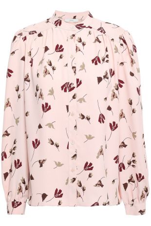 Myella Floral-print Crepe De Chine Blouse