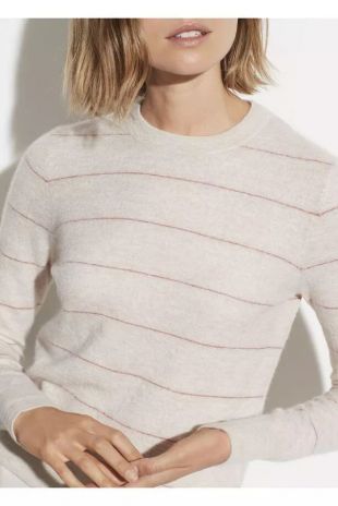 vince - Striped Cashmere Sweater