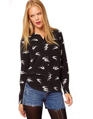 Print Brett  Silk Shirt