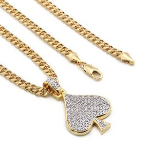 Spades Pendant Necklace