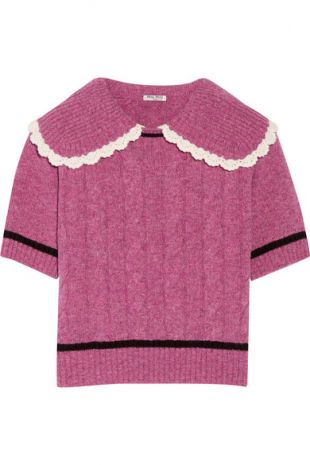 Pink Knit Wool sweater