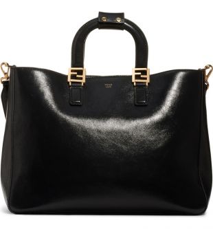 Medium Glacier Top Handle Leather Tote