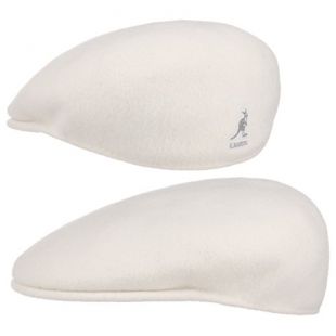 kangol - Bonnet Wool 504 - Mixte - Blanc - Large