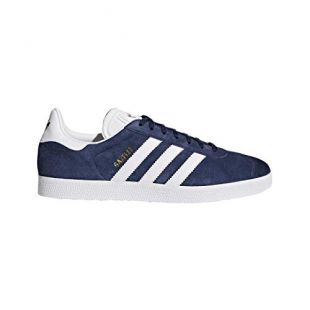 Adidas Originals Men's Gazelle Lace-up Sneaker,Collegiate Navy/White/Gold Met.,10.5 M US