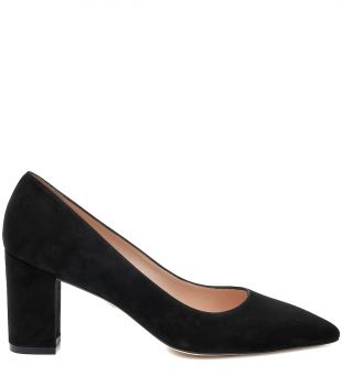Suede Pumps Black