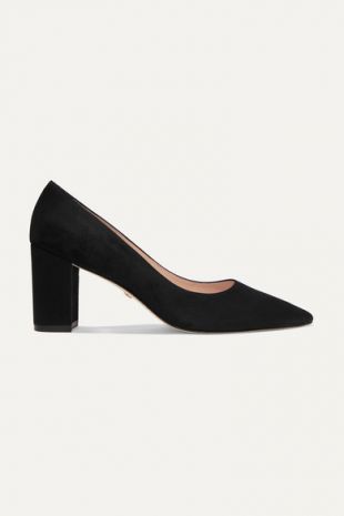 Suede Pumps Black