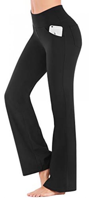 iuga - IUGA Bootcut Yoga Pants with Pockets for Women High Waist ...