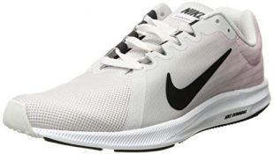 Nike Women's Downshifter 8 Running Shoe, Vast Grey/Black-Pink Foam-White, 10 Regular US