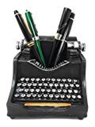 Vintage Typewriter Pencil Holder for Desk