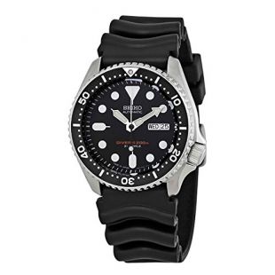 Seiko SKX007J1 Analog Japanese-Automatic  Black Rubber Diver's Watch