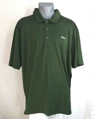 Fila Mens Green Short Sleeve Performa Energy Polo Shirt Size XX Large New wTag  | eBay