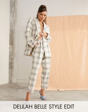 Checked Trousers