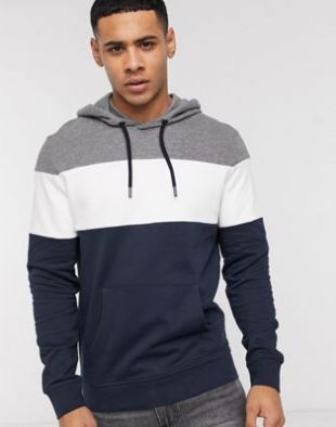 Esprit - Hoodie en color block - Gris | ASOS
