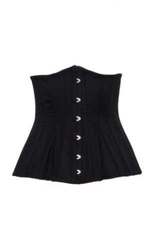 Black Strapless Corset Top