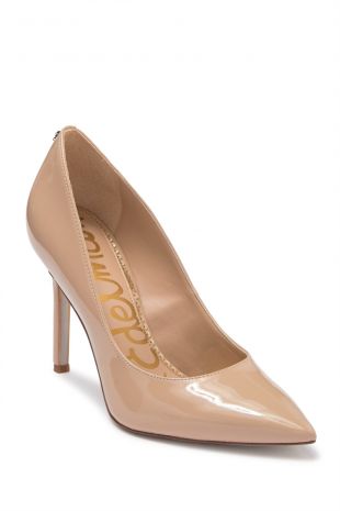 *Hazel Patent Pointed Toe Pump