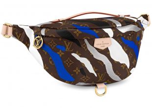 Louis Vuitton Lvxlol Bum Bag worn by Lucy Hale Studio City March 7