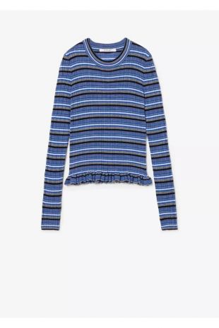 Ribbed Striped Sweater