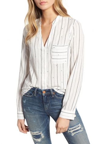White Stripe Shirt