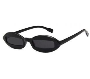 Lot 8 Paires Lunettes Soleil Coeur Rétro Noires - Style Hippie Années 90 Protection UV380