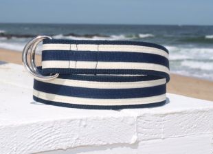 Ceintures rayées ruban / Ceinture rayée pour les hommes / Retour à l'école / Collegiate Striped Belts / Cadeaux pour papa / 7 Styles - Taille sapante homme 30 - 54