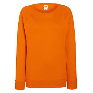 Fruit Of The Loom Felpa Leggera Uomo Maniche Raglan 240g/mq - Arancione (M) - 3