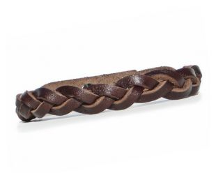 Bracelet tresse en cuir marron, bijoux en cuir, tressé en Bracelet, en cuir véritable, cuir tressé, Bracelets pour homme, Bracelet pour femmes