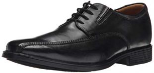 Clarks Tilden Walk Derby Derbys Tilden pour Homme - Noir - Cuir Noir, 45 EU