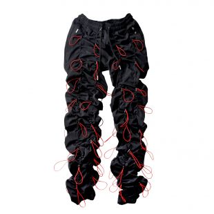 GOBCHANG PANTS (BLACK&RED)