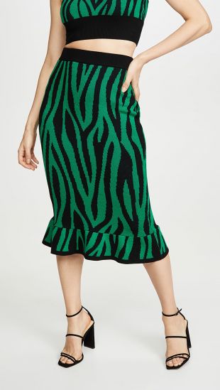 Wool Long Skirt