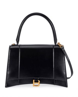 Hour Medium Leather Top Handle Bag