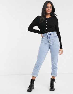 black cardigan