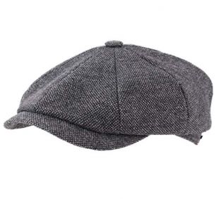 Stetson Men's Liam Flat Cap Size 55 cm Gray-31