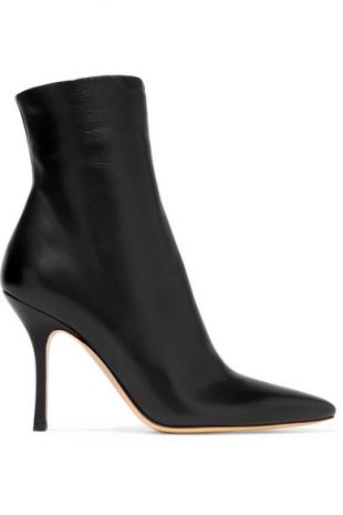 The Row - Gloria Leather Ankle Boots