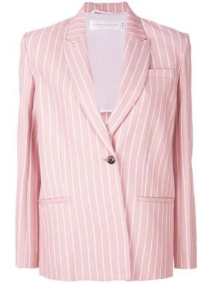 Pink Striped Blazer