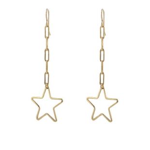 Gold Star Earrings