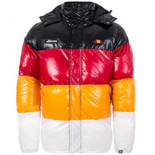 ellesse Herren Alme Padded Jacket Mantel, schwarz, S