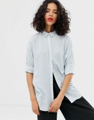 Gestuz Shay stripe loose shirt | ASOS