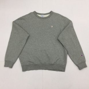 vintage Champion Crewneck Pullover Sweatshirt Grey