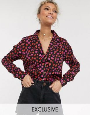 Revere Collar Blouse
