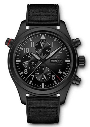 IWC Pilot’s Watch Double Chronograph Top Gun Ceratanium Watch IW371815