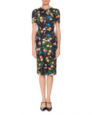 Black Floral Dress